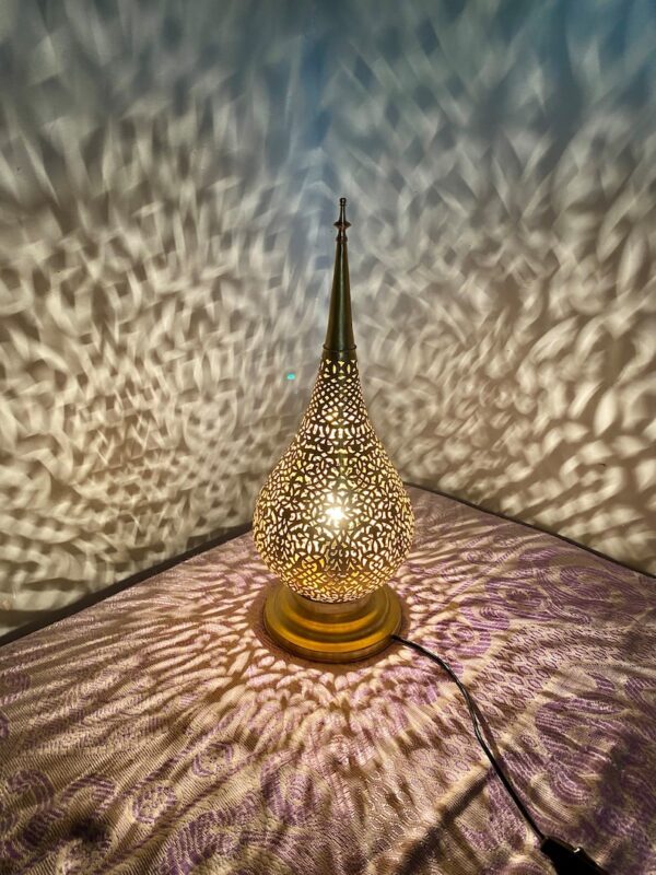 Handmade Brass Moroccan Floor Lamp