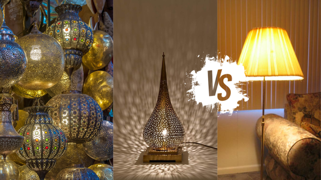 Moroccan Lamp vs Regular Lamp