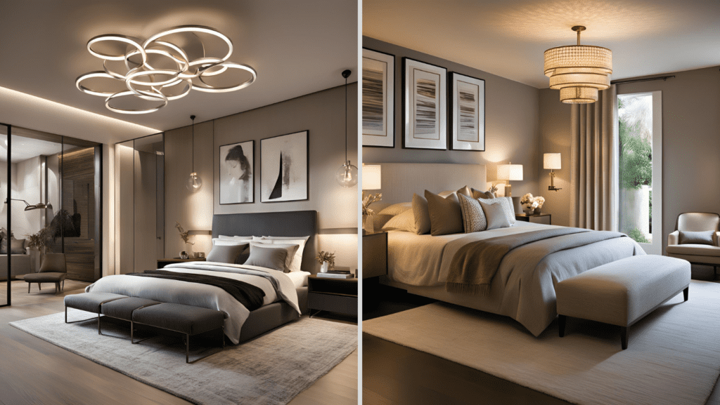 What is the best type of light for a bedroom?