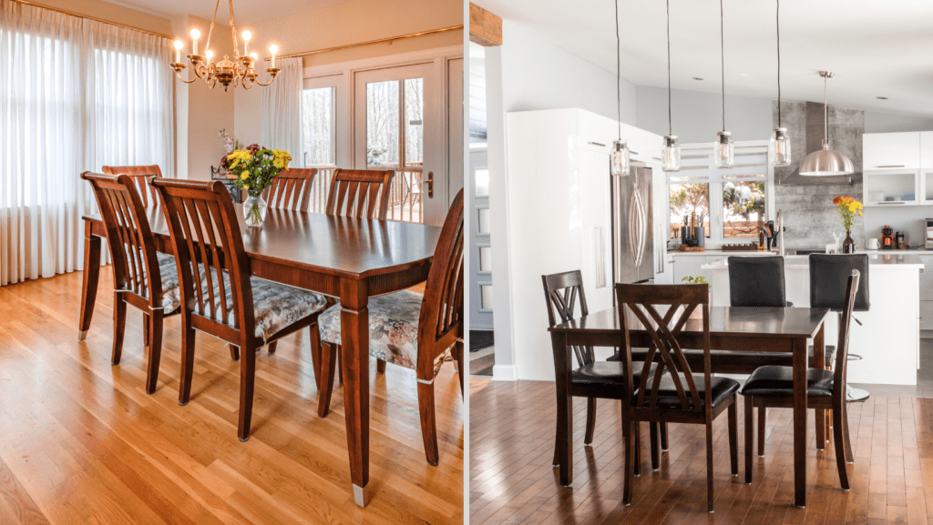 How big should a dining room light fixture be ?