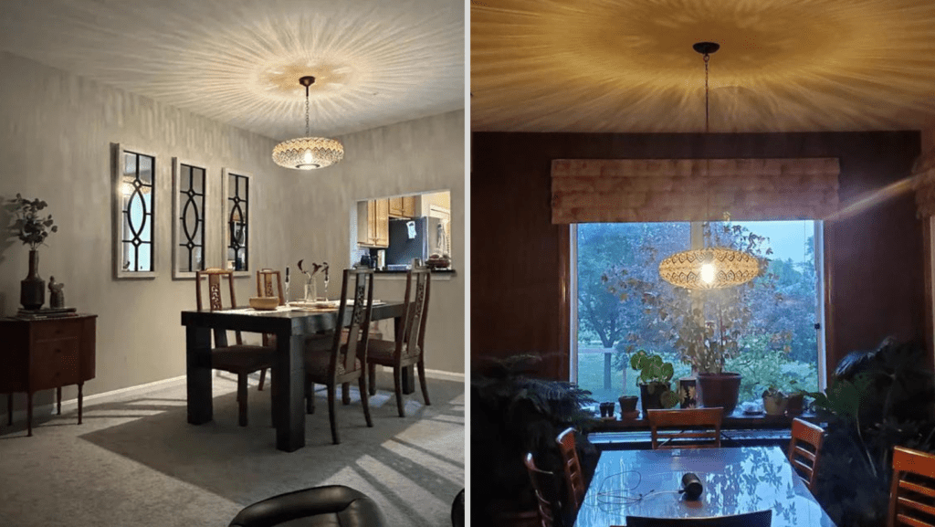 How big should a dining room light fixture be ?