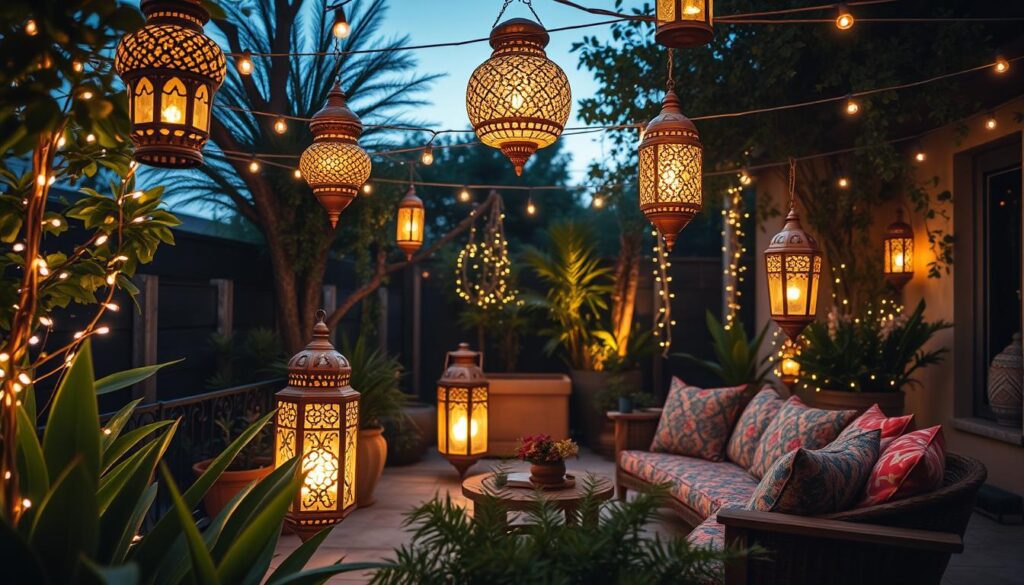 Illuminate Your Space with Outdoor Moroccan Lamps